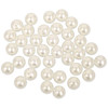 6 Pack Craft Medley Pearl Beads Value Pack-10mm Ivory 40/Pkg BD408-F