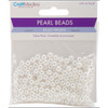 6 Pack - Craft Medley Pearl Beads Value Pack-6mm White 185/Pkg - BD409-D - 775749188387