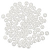 6 Pack Craft Medley Pearl Beads Value Pack-8mm White 80/Pkg BD409-E