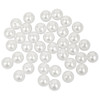 6 Pack Craft Medley Pearl Beads Value Pack-10mm White 40/Pkg BD409-F