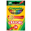 6 Pack - Crayola Crayons-24/Pkg - 52-3024 - 071662000240
