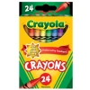 6 Pack - Crayola Crayons-24/Pkg - 52-3024 - 071662000240