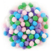 6 Pack - Krafty Kids Pom-Poms .75" 100/Pkg-Pastel - KC209-B
