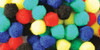 6 Pack - Krafty Kids Pom-Poms .75" 100/Pkg-Primary - KC209-A