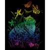 3 Pack Royal & Langnickel(R) Rainbow Foil Engraving Art Kit 8"X10"-Kitten & Butterflies RAINFL-26