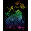 3 Pack - Royal & Langnickel(R) Rainbow Foil Engraving Art Kit 8"X10"-Kitten & Butterflies - RAINFL-26