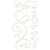 4 Pack - Eyelet Outlet Adhesive Pearl Swirls 468/Pkg-White - EOBSP-148