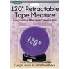3 Pack Sullivans Retractable Tape Measure 120"-Purple -372TM-37268 - 739301372683
