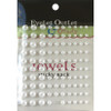 6 Pack Eyelet Outlet Adhesive Pearls Multi-Size 100/Pkg-White EOB3-WHT - 810787021132
