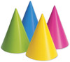 6 Pack - Creative Converting Party Hats 8/Pkg-Assorted Neon - 20PH-0010
