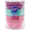 3 Pack Standard Baking Cups-Pink, Turquoise & Purple 150/Pkg W4152182 - 070896321824