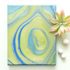 American Crafts Color Pour Pre-Mixed Paint Kit 4/Pkg-Sea Glass Pearlescent - 353829