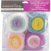 3 Pack Dimensions Feltworks Roving Rolls 2oz 4/Pkg-Pastel 72-73835 - 088677738358