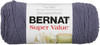3 Pack Bernat Super Value Solid Yarn-Steel Blue Heather 164053-53014 - 057355301986
