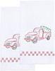 Jack Dempsey Stamped Decorative Hand Towel Pair 17"X28"-Old Truck - 320 879