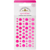 3 Pack Doodlebug Sprinkles Adhesive Glitter Enamel Dots 54/Pkg-Bubblegum MONOSG-4534 - 842715045347