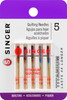 3 Pack - SINGER Titanium Universal Quilting Machine Needles-Sizes 11/80 (3) & 14/90 (2) - 04810 - 075691048105