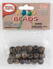 6 Pack Pepperell Barrel Wood Beads 13mmX11mm 18/Pkg-Walnut PWB1311-01 - 725879718213