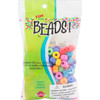 3 Pack The Beadery Pony Beads 11mmX8mm 200/Pkg-Circus Multicolor V289 - 045155888530
