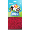 2 Pack Perler Beads 6,000/Pkg-Red PBM80-11-11094 - 048533110940