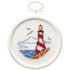6 Pack - Janlynn Mini Counted Cross Stitch Kit 2.5" Round-Lighthouse (18 Count) - 998-5034 6 Pack - Janlynn Mini Counted Cross Stitch Kit 2.5" Round-Lighthouse (18 Count) - 998-5034