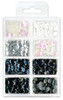 6 Pack - Craft Medley(TM) Creative Essentials Cup Sequins 7mm 0.56oz-Black & White Classic - GC457-A