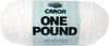 2 Pack Caron One Pound Yarn-White 294010-10501 - 057355383531