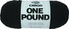 2 Pack - Caron One Pound Yarn-Black - 294010-10503 - 057355383548