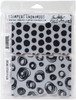 Tim Holtz Cling Stamps 7"X8.5"-Dots & Circles CMS-382 - 644216929429