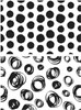 Tim Holtz Cling Stamps 7"X8.5"-Dots & Circles - CMS-382