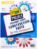 Crayola Project Premium Construction Paper 9"X12"-50 Sheets White 99-0081 - 071662200817