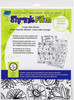 3 Pack - Grafix Artist Series Printed Shrink Film 8.5"X11" 4/Pkg-Bloom, Home, Script, Butterflies - KSF4ASST-MN - 096701148547