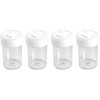 6 Pack Craft Medley Glitter Shaker Jars 2" 4/Pkg-Empty PB852