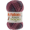 6 Pack Patons Kroy Socks FX Yarn-Copper 243457-57510 - 057355316133