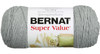 3 Pack - Bernat Super Value Solid Yarn-Soft Grey - 164053-53046 - 057355363687