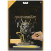 3 Pack Royal & Langnickel(R) Gold Foil Engraving Art Kit 8"X10"-Lion Gargoyle GOLDFL-27 - 090672066879