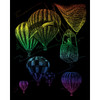 3 Pack Royal & Langnickel(R) Rainbow Foil Engraving Art Kit 8"X10"-Hot Air Balloons RAINFL-23