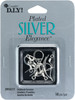 3 Pack - CousinDIY Plated Silver Elegance Metal Findings-Fishhooks 10/Pkg - 295SLVPL-0211 - 016321078963