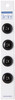 6 Pack - Slimline Buttons Series 1-Black 4-Hole 5/8" 4/Pkg - SL1-86 - 052278343464