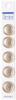 6 Pack - Slimline Buttons Series 1-Tan 2-Hole 3/4" 5/Pkg - SL1-69 - 052278325330 6 Pack - Slimline Buttons Series 1-Tan 2-Hole 3/4" 5/Pkg - SL1-69 - 052278325330