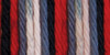 6 Pack Lily Sugar'n Cream Yarn Ombres-Red, White & Blue 102002-2211