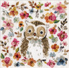Design Works Counted Cross Stitch Kit 10"X10"-Owl (14 Count) - DW3274