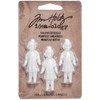 3 Pack Idea-Ology Salvaged Dolls 3/Pkg-1.75" TH93196 - 040861931969