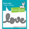 3 Pack Lawn Cuts Custom Craft Die -Scripty Love LF794