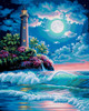 2 Pack Paint Works Paint By Number Kit 16"X20"-Lighthouse In The Moonlight 91424