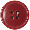 6 Pack - Slimline Buttons Series 1-Red 3-Hole 3/4" 3/Pkg - SL1-48