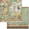 Stamperia Double-Sided Paper Pad 8"X8" 10/Pkg-Oriental Garden, 10 Designs/1 Each - SBBS09