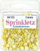 Buttons Galore Sprinkletz Embellishments 12g-Canary - BNK-103 - 840934075435