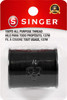6 Pack Singer All-Purpose Polyester Thread 150yd-Black 60000-60110 - 075691601102