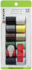 6 Pack - SINGER Polyester Thread 25yd 12/Pkg-Light & Dark Shades - 60642 - 075691606428